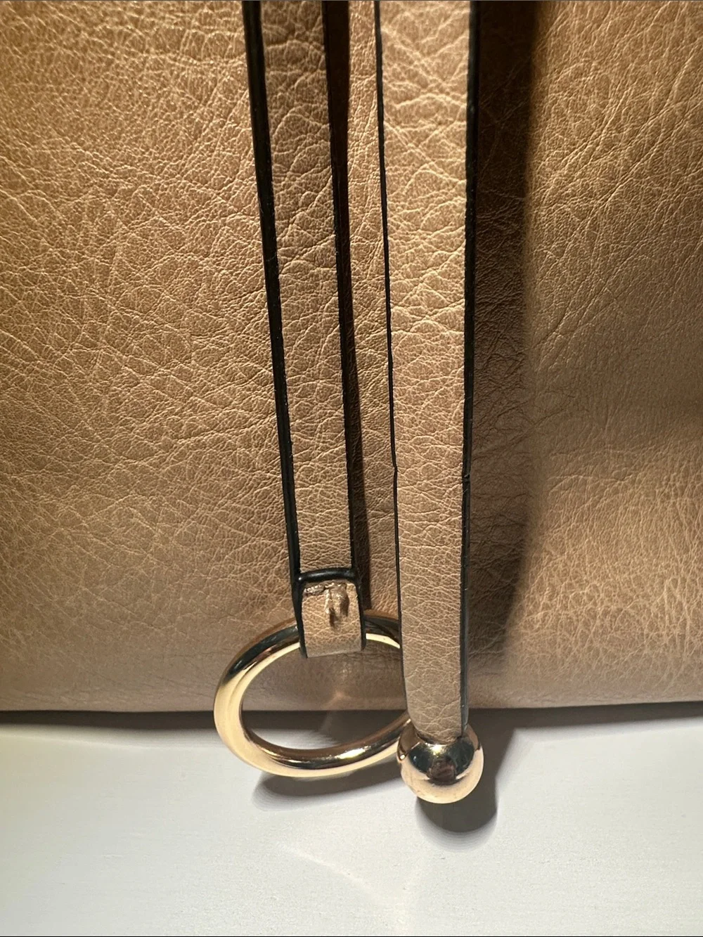 Le Miel Women's Tan Shoulder Bag - Classic Everyday NWT